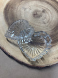 Glass Heart Shaped Box