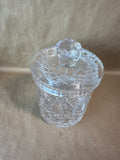 Clear Glass Lidded Jar