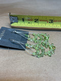 Silver & Green Earrings