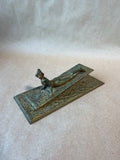 Art Nouveau Woman Brass Desk Paper Clip