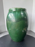 Roseville R.R.P. Co. Large Green Glazed Pottery Vase