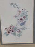 Pair of Floral Prints; Signed & Numbered by Bertrand - B