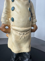 Resin Cat Chef Statue
