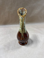 Brown Glaze Drip Bud Vase Pitcher // 2 Available // *** PRICED INDIVIDUALLY ****