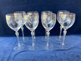 Lenox Crystal Madison Platinum Wine Glasses, 8 Pieces