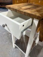 Petite Kitchen Cart on Casters, AS IS