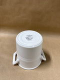 White Lenox Tin Can Alley Ceramic Jar With Handles/ 4 Available // PRICED INDIVIDUALLY