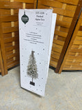 5 ft. LED Flocked Alpine Tree, Open Box