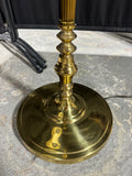 Brass Vintage Swing Arm Floor Lamp (WORKS)