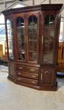 Thomasville Lighted 2 Piece China Hutch ***HEAVY ITEM*** READ DETAILS ON PICK UP POLICY