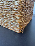 Square Woven Lidded Storage Box