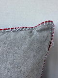 Eat Drink and Be Merry Embroidered Throw Pillow