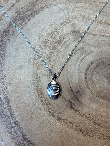 Sterling Pendant on Silver-Tone Chain