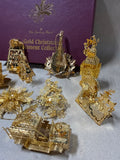The Danbury Mint Gold Christmas Collection In Box - 1998 (A)