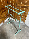Teal Green Painted Lightweight Quilt Rack