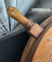 Vintage Wooden Ship’s Wheel