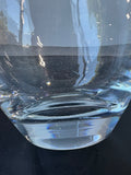 Heavyweight Clear Glass Vase