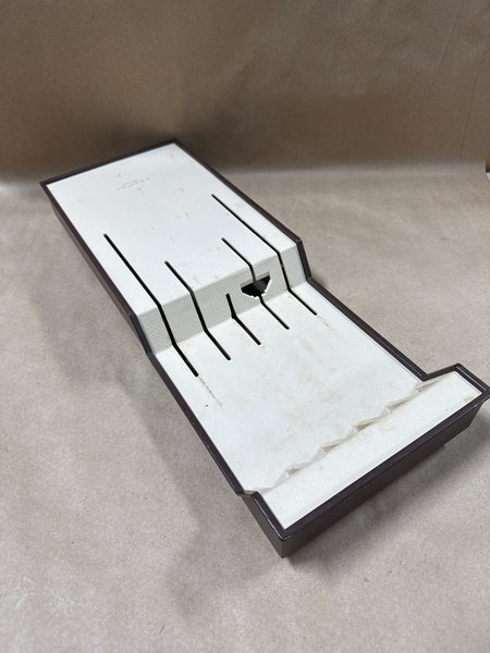 Cutco Brown And Beige Plastic Knife Holder