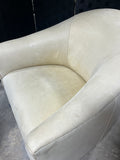Cream Tone Barrel Chair
