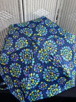 (B) Vera Bradley Indigo Pop Floral Umbrella