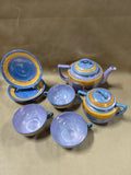 9 Piece Lusterware Tea Set