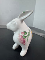 (A) Tiffany & Co. Sintra Porcelain Floral Bunny Figurine