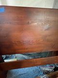 Queen Canopy Bed with Rails & Slats