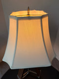 Wood And Metal Tripod Style 2-Way Table Lamp - WORKS