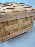 Small Longaberger Basket With Divider