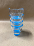 Blue Crate And Barrel Candle Votives - Set Of 4