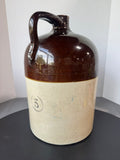 5 Gallon Two-Tone Vintage Stoneware Jug