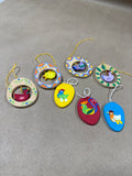 (C) Hand Painted Easter Ornaments