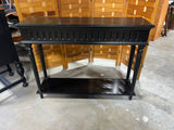 Black Narrow Console Table