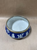 Large Wedgewood Jasperware Bowl With Silver Rim