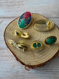3-Piece Lot of Assorted Gold Tone Earrings (C)