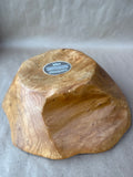 Hand Carved Fir Tree Wooden Bowl