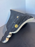 Oriental Accent Shabby Chic Ceramic Wall Pocket