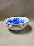 Royal Stafford Blue Poppy Cereal Bowls - Set Of 4 (C)