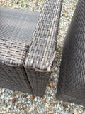 All Weather Wicker patio Chair Pair