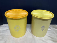 Set of 4 Vintage Tupperware Canisters