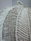 Shabby Chic Pumpkin Throw Pillow
