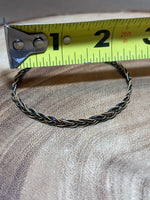 Gold/Black Braided Bracelet