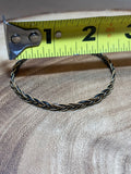 Gold/Black Braided Bracelet