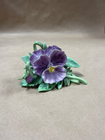 Lenox Pansy Ceramic Sculpture