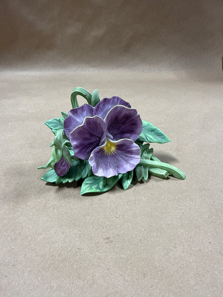 Lenox Pansy Ceramic Sculpture