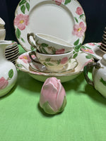 35-Piece Franciscan Desert Rose Earthenware China Set