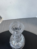 Waterford Style Cut Crystal Slim Decanter with Stopper