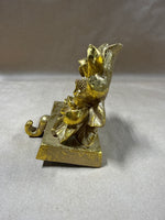 Gold Magnolia Stocking Holder