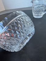 (I) Waterford Crystal Alana Creamer & Open Sugar Bowl