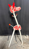 Irmi Vintage Wooden Giraffe Child’s Coat Rack